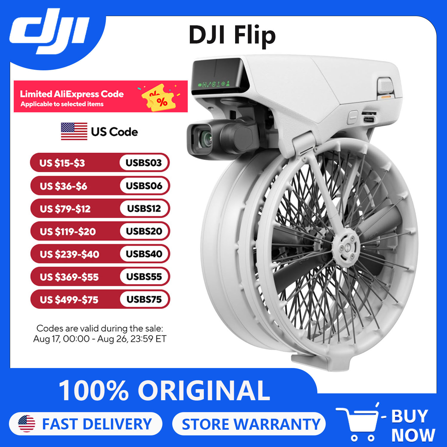 Drone Gimbal 2 Axis - Droni DJI Ricondizionati Flip Fly con