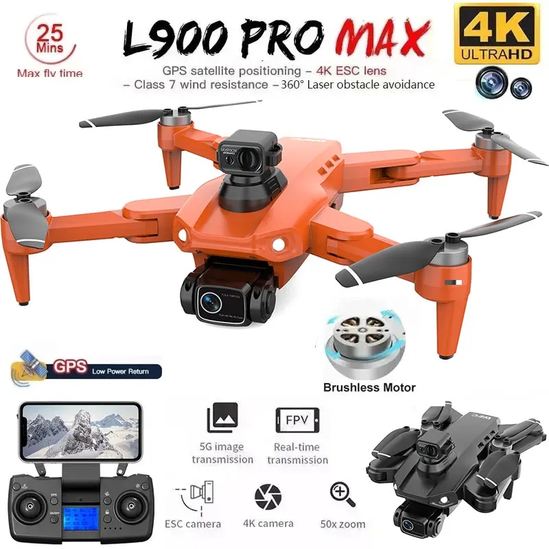 L900 Pro MAX GPS Drone 4K Prof - Drone Gimbal Brushless recensione e prezzo