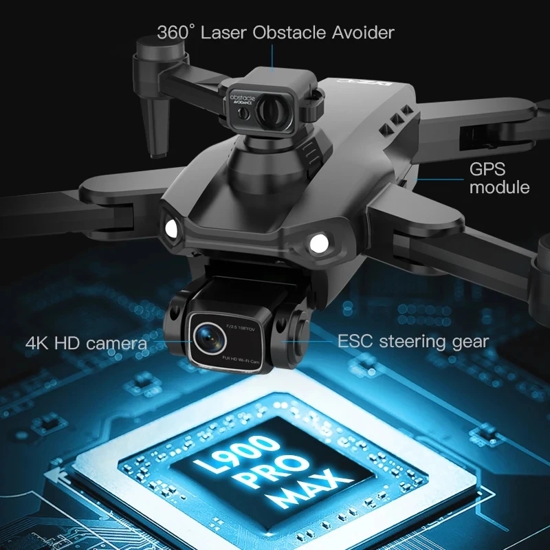 L900 Pro MAX GPS Drone 4K Prof - Drone Gimbal Brushless recensione e prezzo