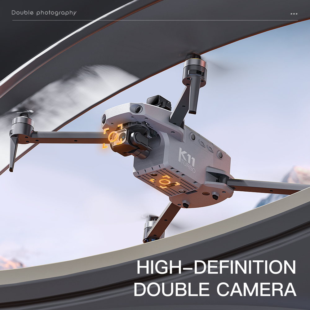 Drone K11 Tubro con Doppia Fot - Drone Gimbal Mount recensione e prezzo