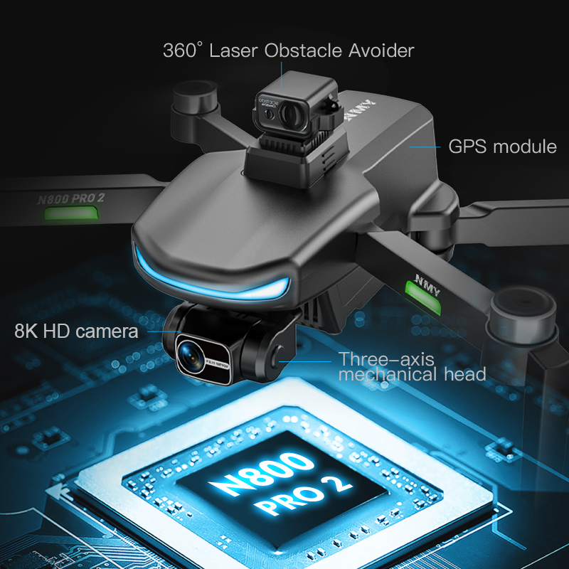 Drone GPS N800 PRO 2 Professio - Drone Gimbal 3 Axis recensione e prezzo